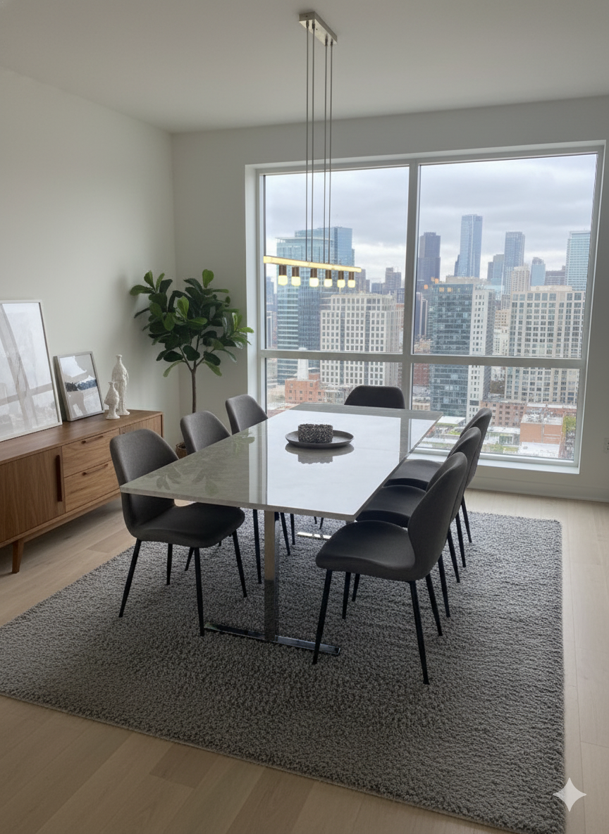 Legacy Cream Silver Leg Rectangle 1.4mx0.8m