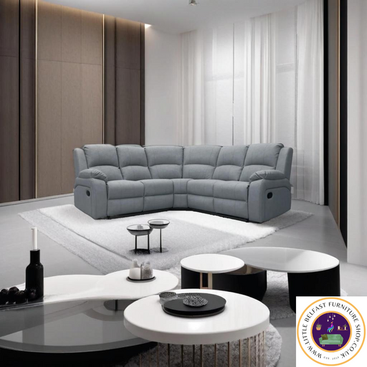 Kacy Grey Corner Sofa