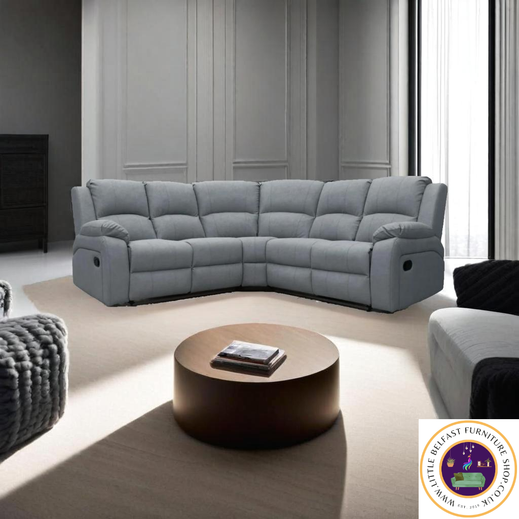 Kacy Grey Corner Sofa
