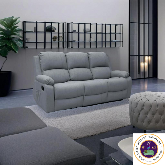 Kacy Grey Three Seater