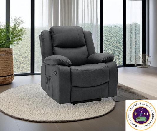 Conway Technology Fabric Dark Grey Chair