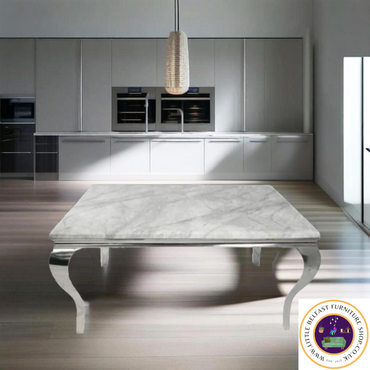 Florence Grey Marble Rectangle 1.2m