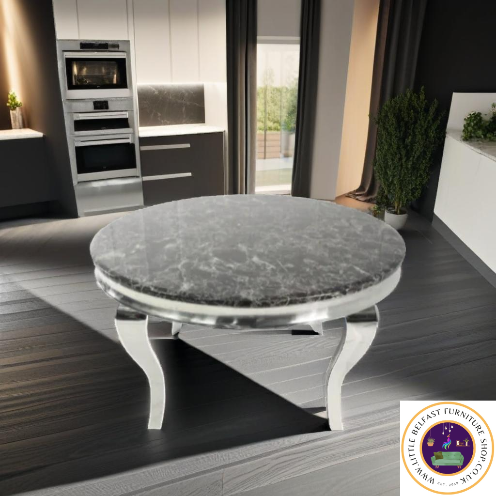 Black Marble Florence Table