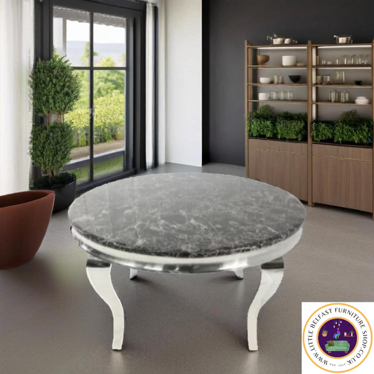 Black Marble Florence Table