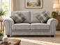 Verona Grey Fabric 2 Seat