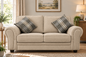 Verona Beige Fabric 2 Seat