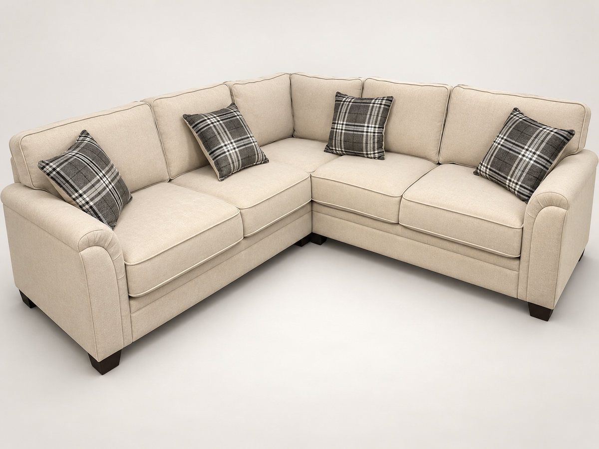 Verona Beige Fabric Corner