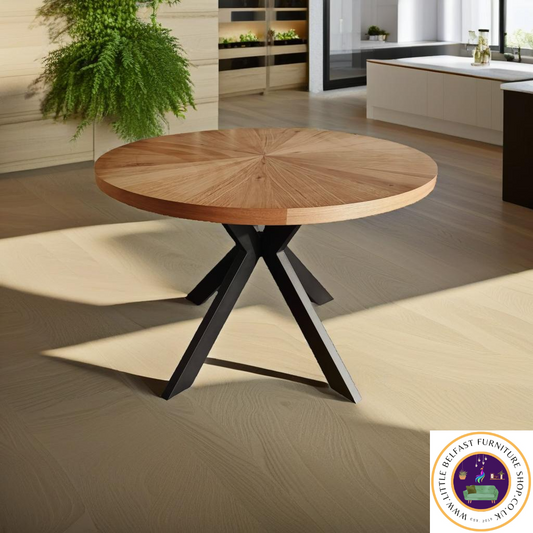 Willow Wood Collection Natural Round 1.1M Table