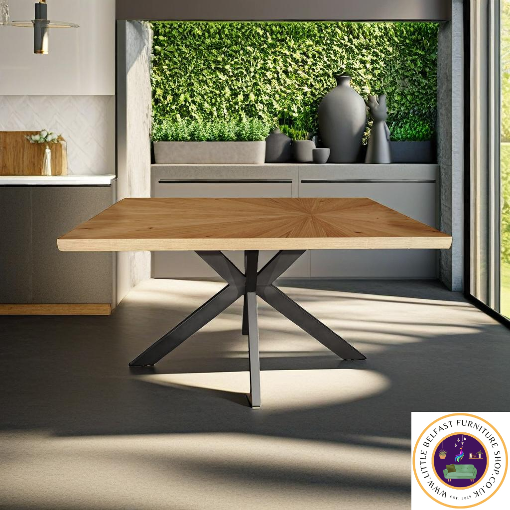 Willow Wood Collection Natural Rectangle 1.3M Table