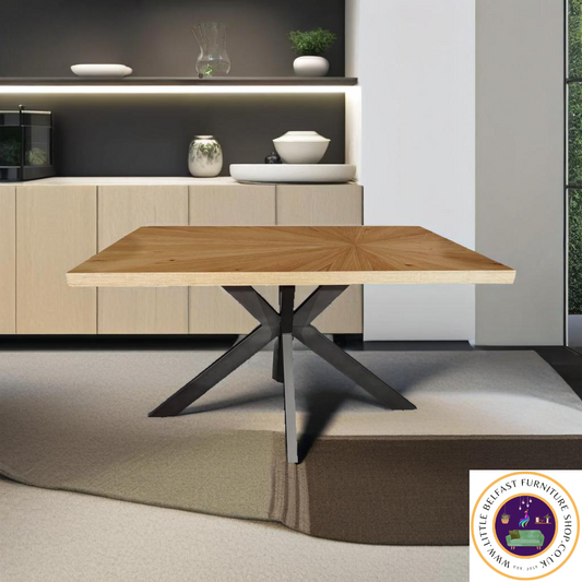 Willow Wood Collection Natural Rectangle 1.6M Table