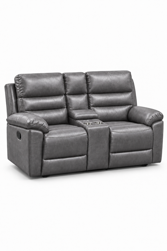 Colorado Grey Leather 2 Seat