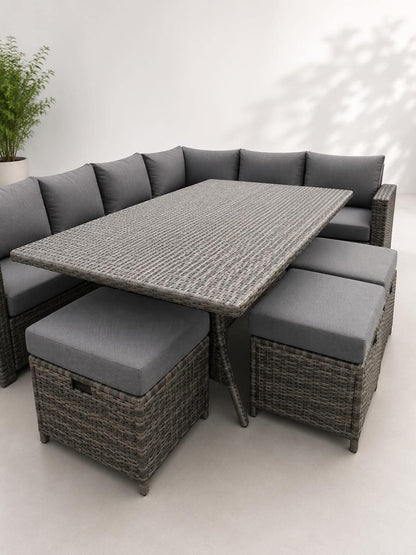 Rattan Corner Garden Set