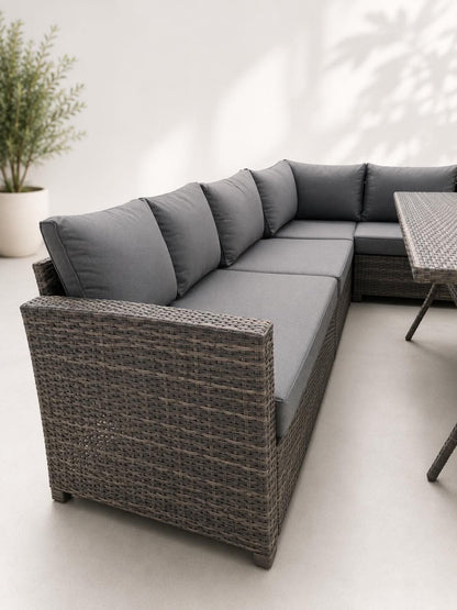 Rattan Corner Garden Set