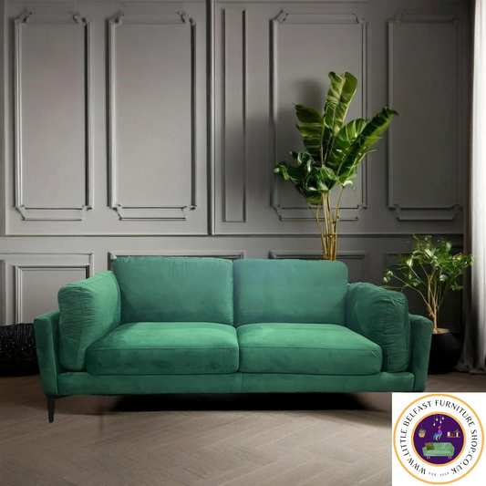 Elena Peacock Green Three Seater