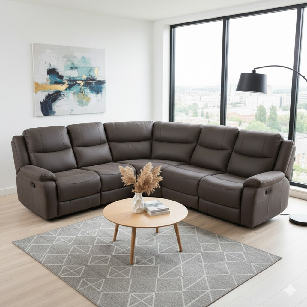 Conway Dark Brown Fabric 2C2