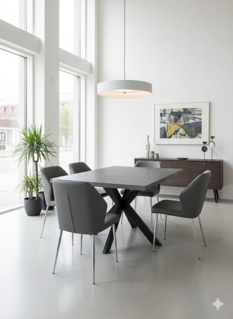 Willow Grey Wood Rectangle 1.3m